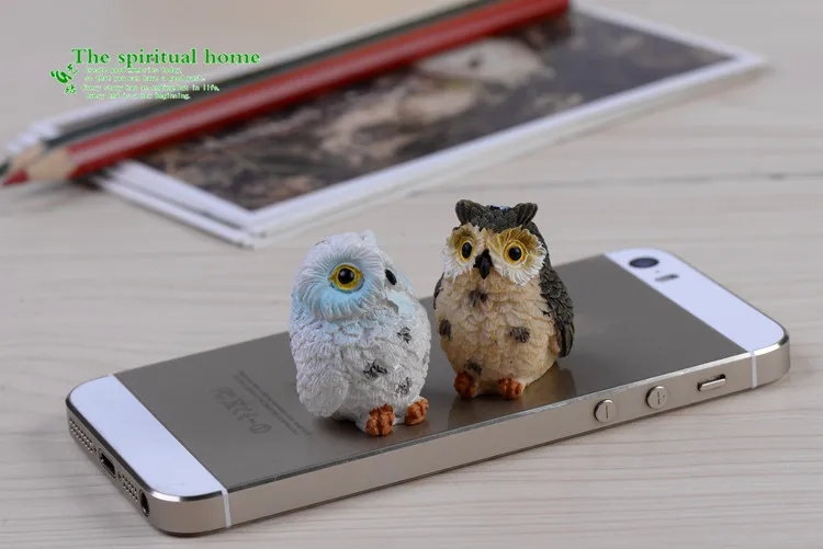 Распродажа 1 шт./лот мини птичка Минерва маленькое украшение Сова Фея Сад