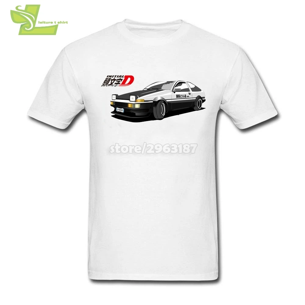 Initial D AE86 Футболка с принтом Автомобиль рубашки для девочек-подростков футболка
