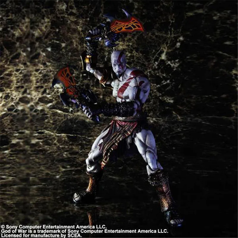 Квадратная игрушечная фигурка Fenix Play KAI God of War Kratos ПВХ 23 см 9,0" Аниме игра игрушка подарок для друзей Коллекционная модель куклы
