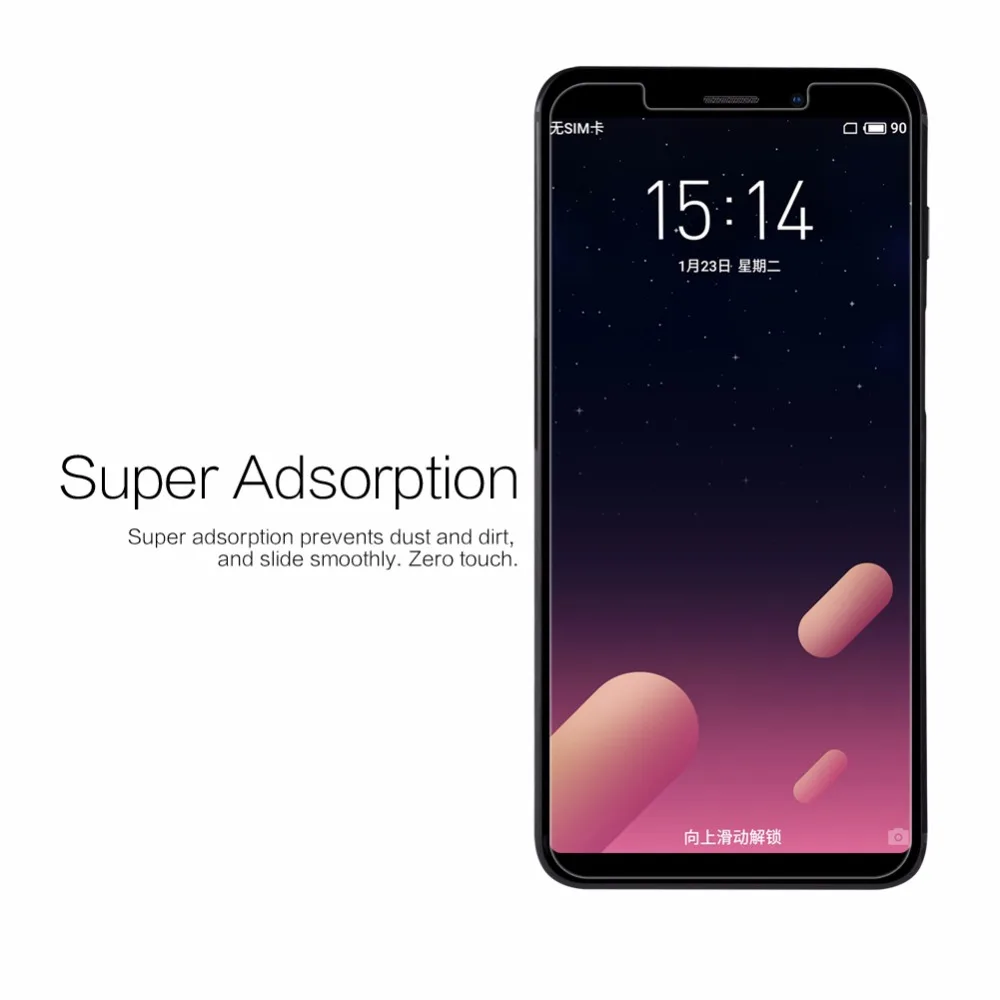 2 шт./лот Meizu M6S Защитная пленка для экрана NILLKIN прозрачная глянцевая в розничной
