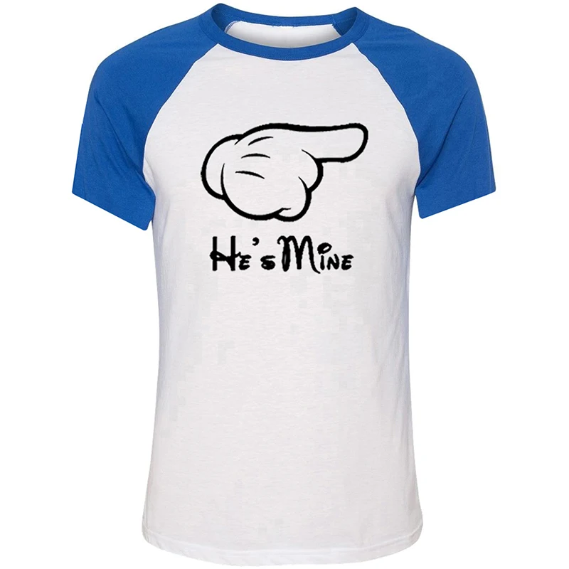 Футболка мужская с надписью He's mine 9 розовых цветов|Мужские футболки| |