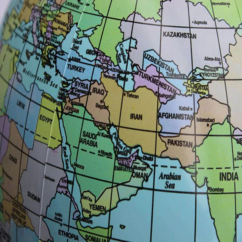 Надувной Глобус пляжный мяч из ПВХ Карта мира раннее образовательное обучение