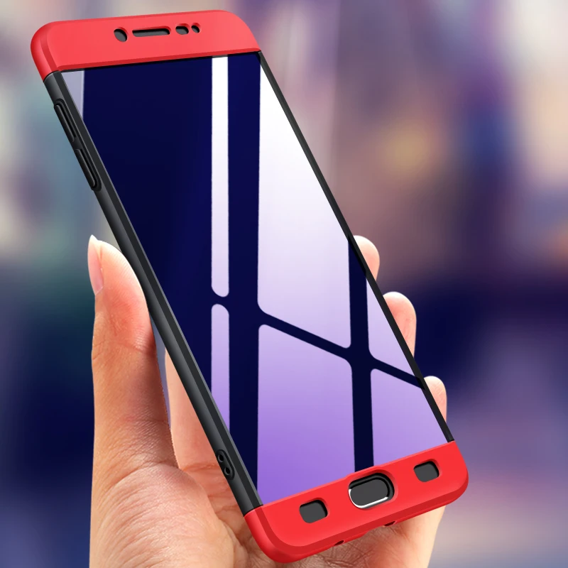 GKK для Samsung Galaxy C9 Pro Чехол двойная Броня 360 полная защита жесткий Гибридный ПК 3 в 1