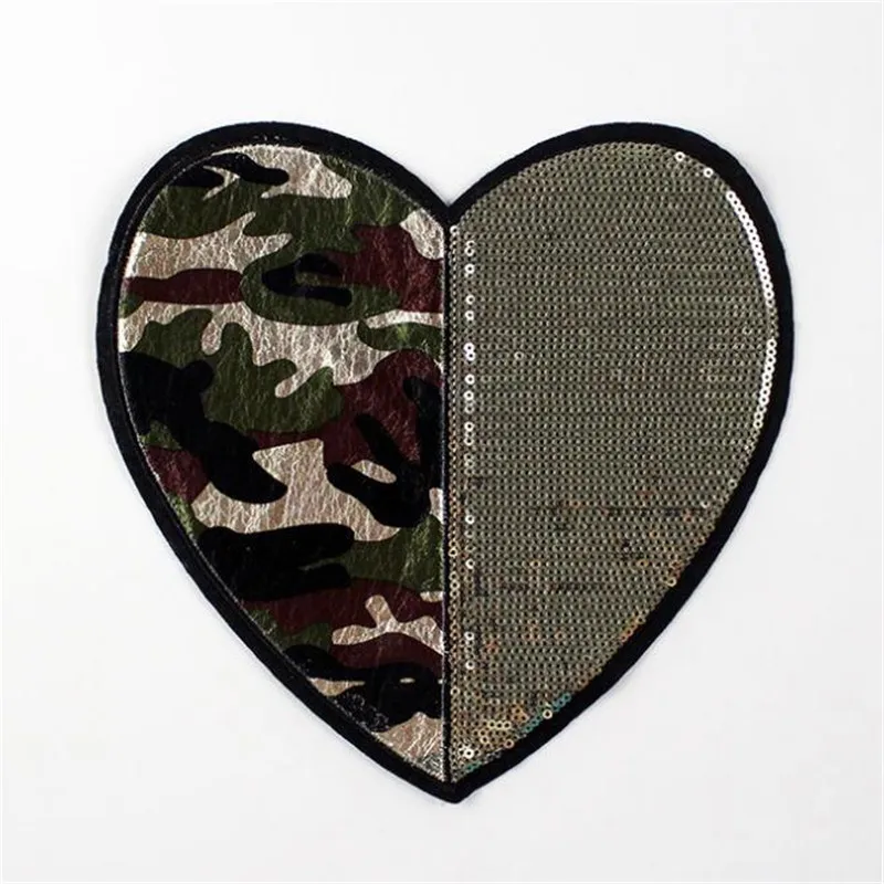 Женская одежда Diy военная нашивка с блестками дело ним 21 см камуфляжные нашивки в