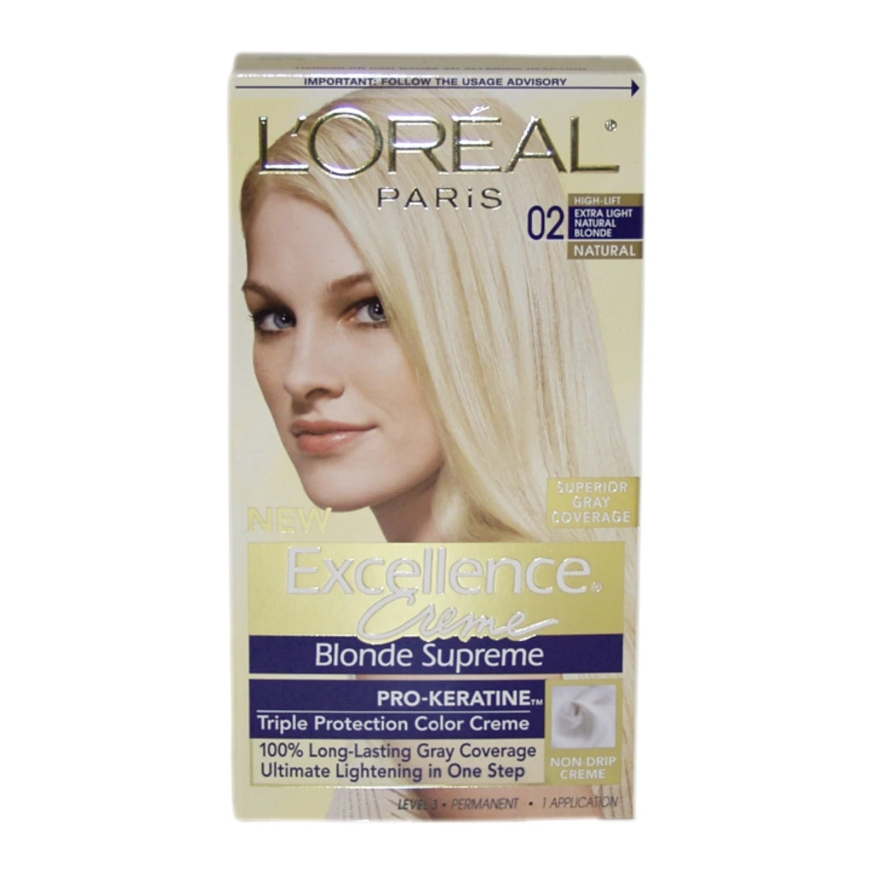 Excellence Creme Blonde Supreme #02 High Lift Extra Light Natural натуральный от L'Oreal Paris для унисекса 1