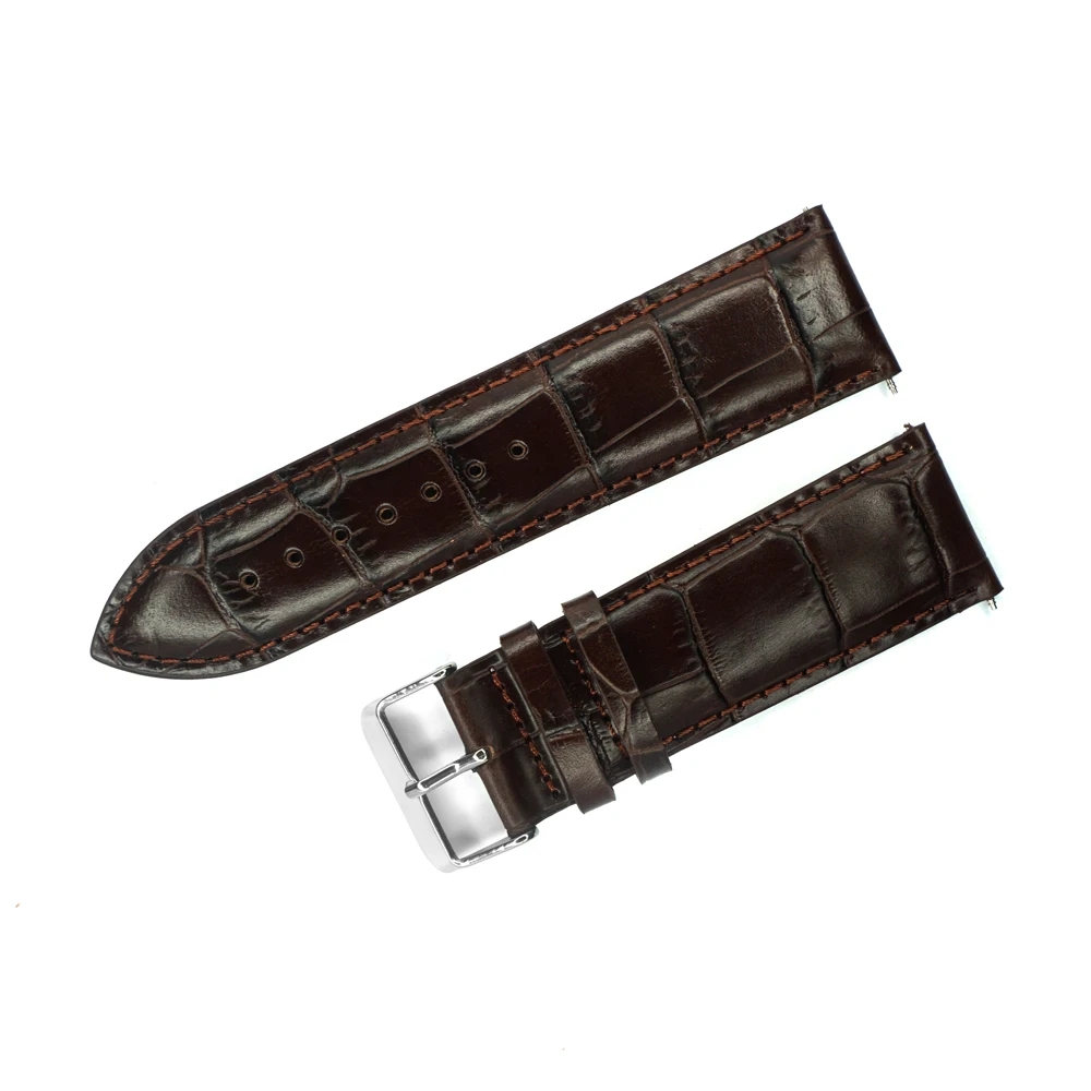 Ремешок из натуральной телячьей кожи для наручных часов итальянский браслет с
