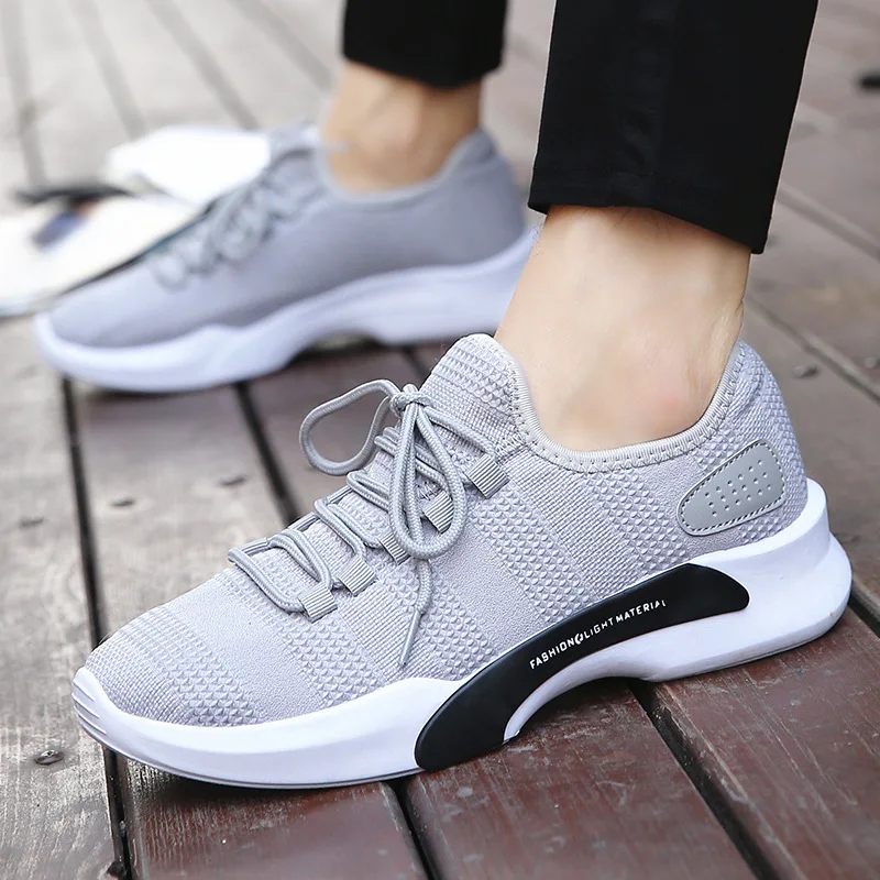 

Male Breathable Comfortable Casual Shoes Fashion Men Canvas Shoes Lace up Wear-resistant Men Sneakers zapatillas deportiva