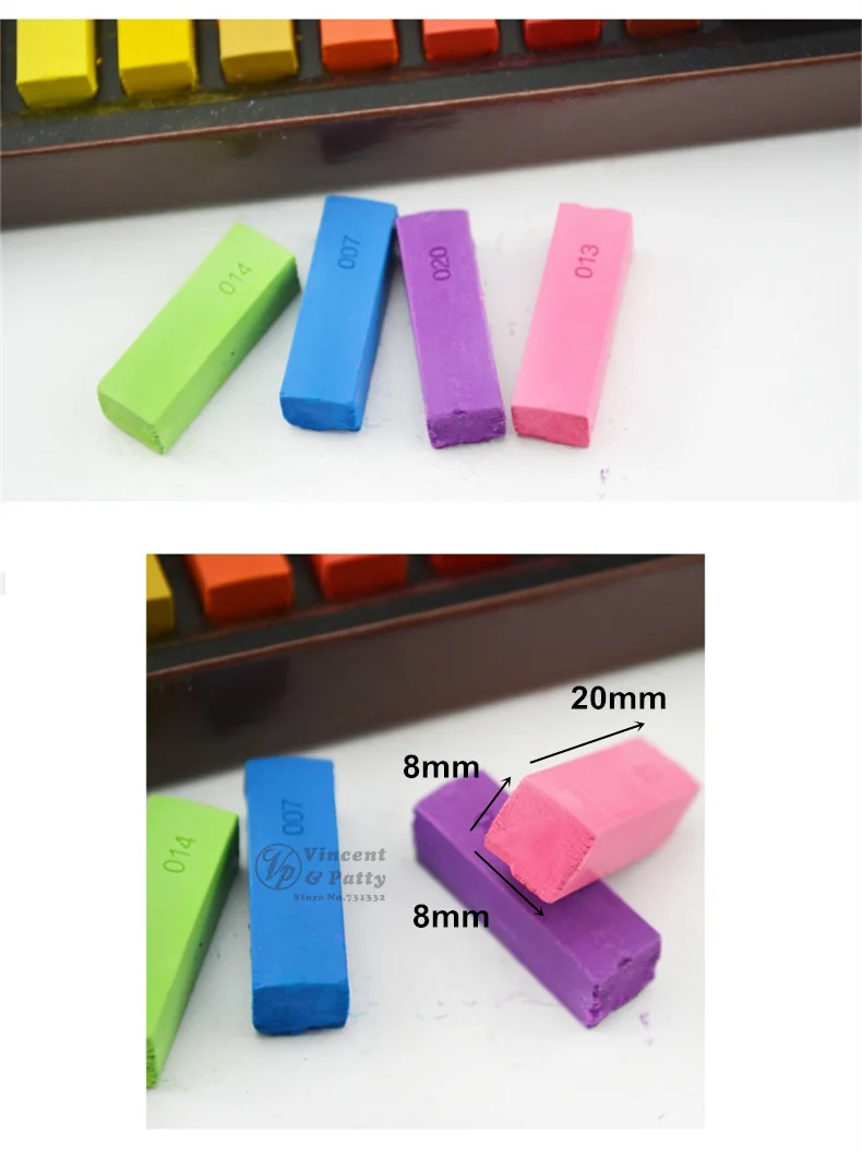 Мягкая Пастельная краска карандаш Simbalon 24 цвета среднего размера карандаши