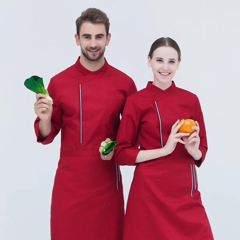 Куртка для шеф повара одежда пищевая служба ресторанная кухня куртка