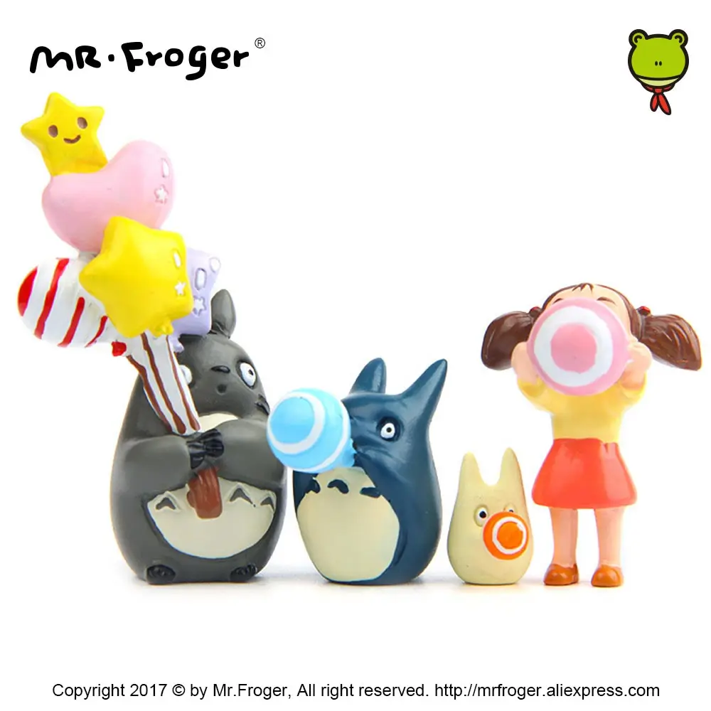Mr. Froger Японские Аниме фигурки парк развлечений мини-украшения для сада