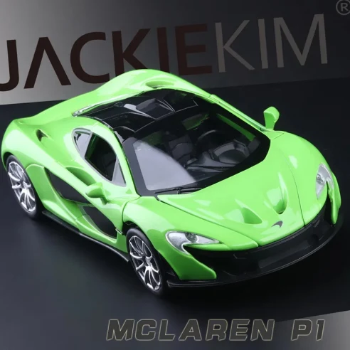 Зеленый Новинка 1:32 mlaren P1, автомобильная модель автомобиля из металлического сплава, игрушечная музыкальная мигающая машина для мальчика, подарки, игрушки - Цвет: Зеленый