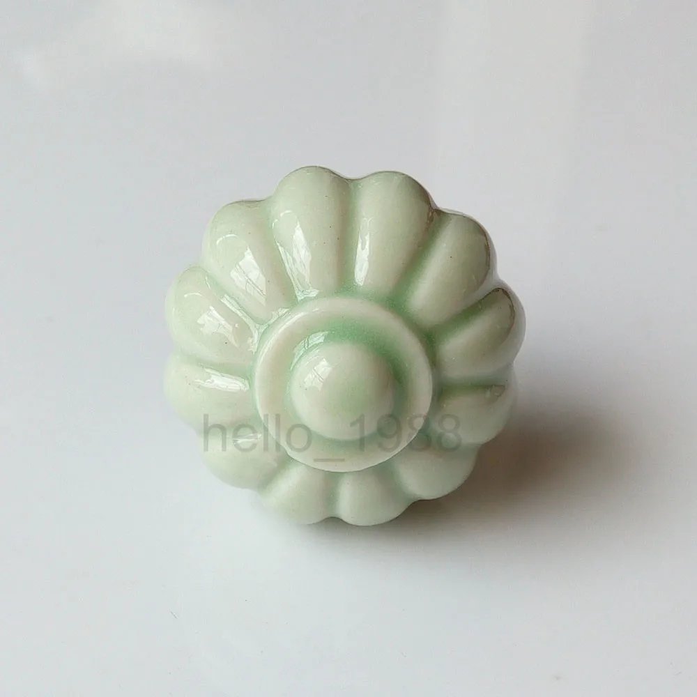 Симпатичная однотонная зеленая кухонная быстрая шкаф буфет комод ручка для