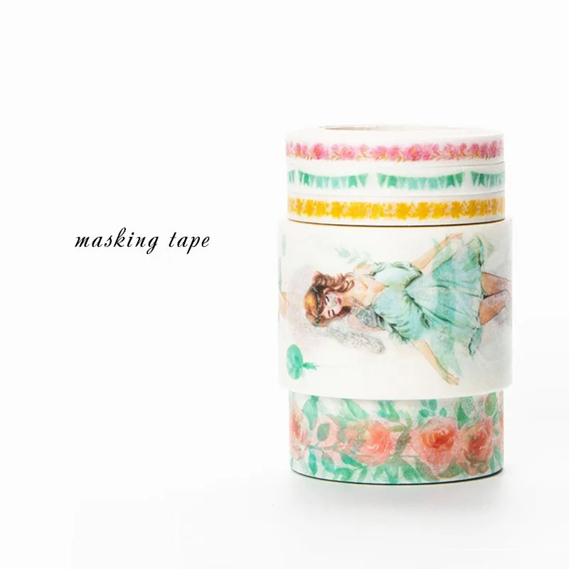 Sunshine Girls Washi лента маскирующий декоративный ленты DIY Скрапбукинг стикер этикетка