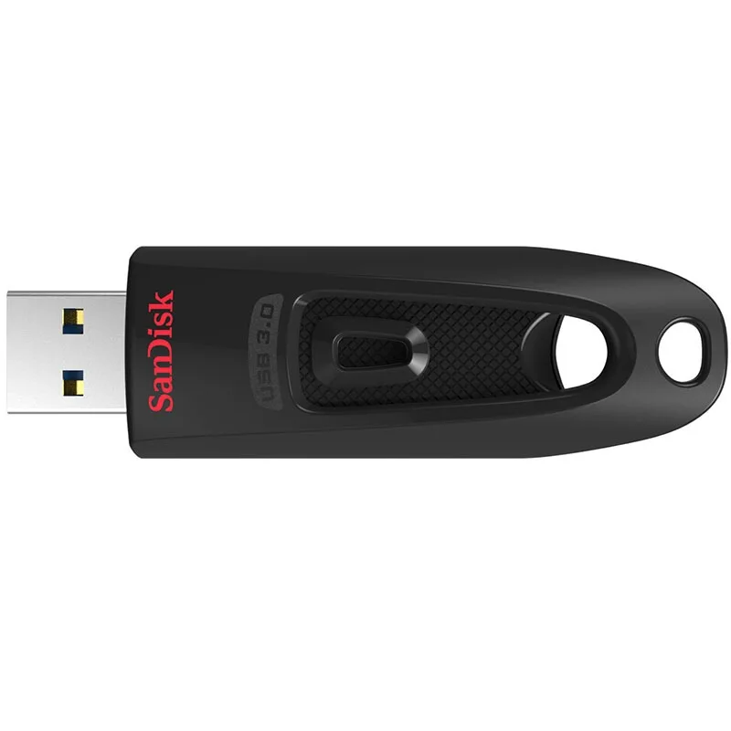 USB флеш-накопитель SanDisk 256 ГБ 128 64 32 16 3 0 100 МБ/с. мини-флешка в виде ключа для