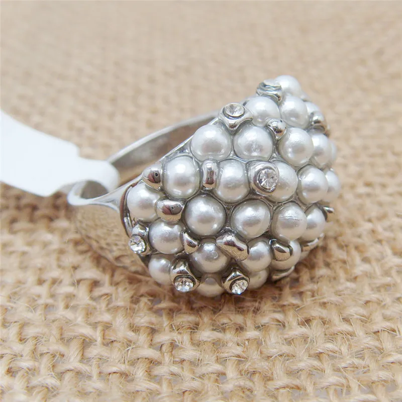 Новинка оптовая продажа роскошь розового золота цвета Полный Имитация жемчуг