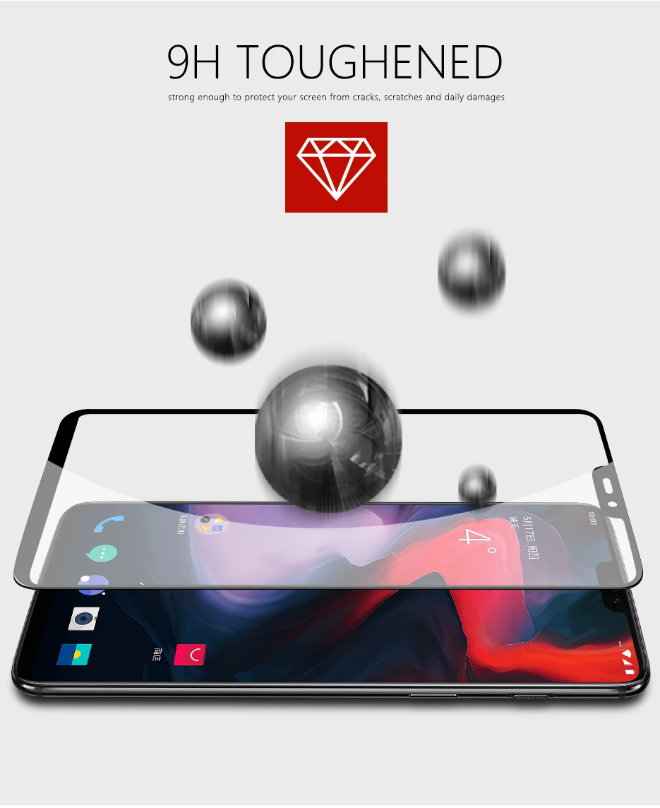 10 шт./лот CHYI для oneplus 6 T защитная пленка из закаленного стекла для oneplus 5t Защитная пленка для всего тела для oneplus 7 pro