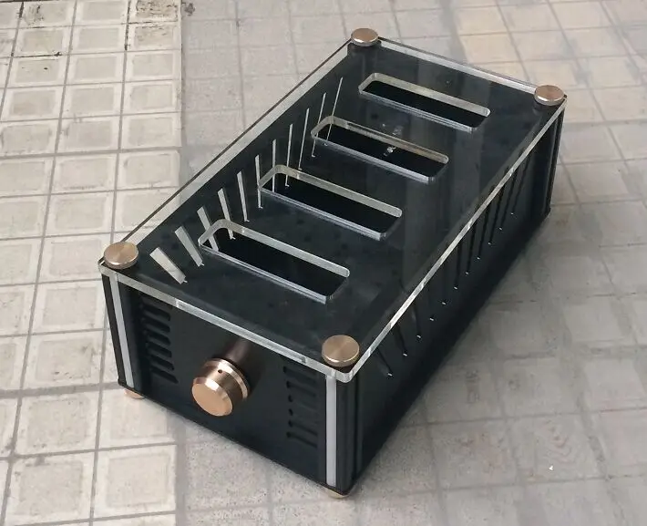Алюминиевый корпус BZ2012RKV для усилителя корпуса/DIY box (202*143*362 мм)|amp enclosure|amplifier chassistube