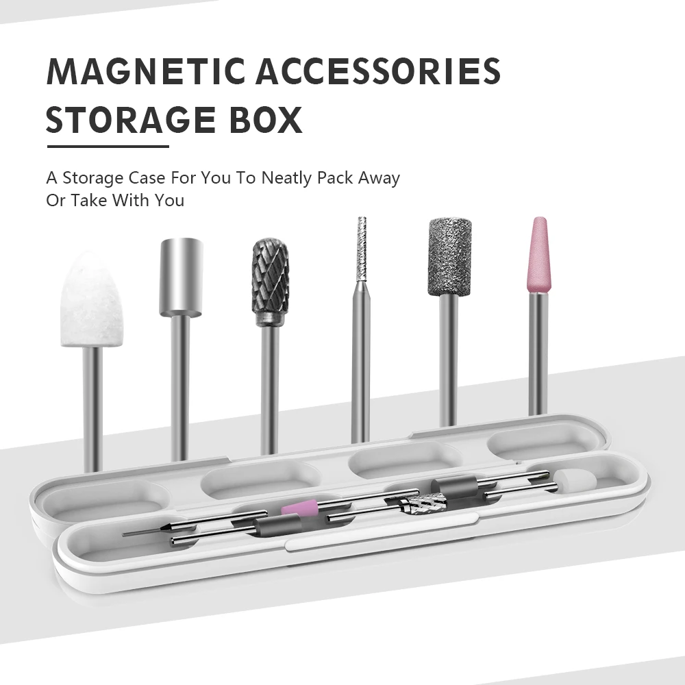 TOUCHBeauty Электрический Маникюрный и педикюрный набор, профессиональная дрель для ногтей с 6 насадками для ухода за руками и ногами пилка для ногтей