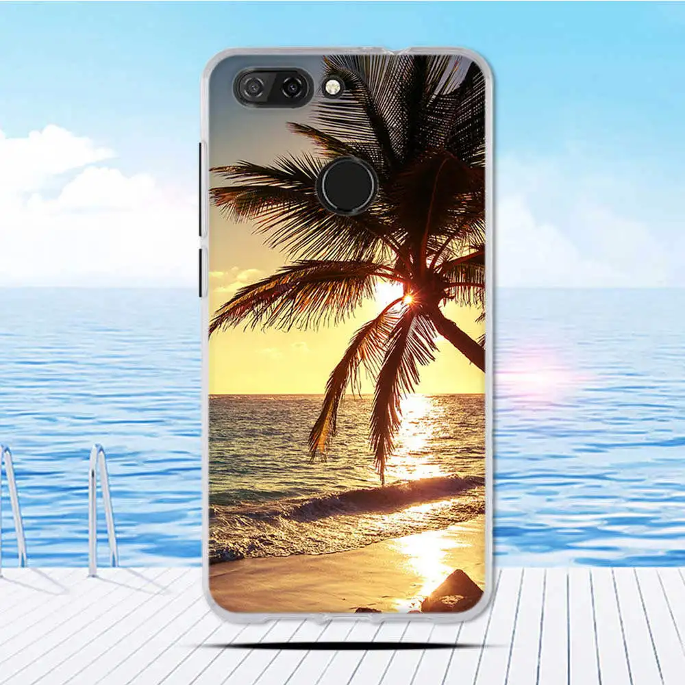 for ZTE blade V9 Case Silicon 3D Painting Flower Soft TPU Back Cover Blade Funda Protect Phone Cases Shell | Мобильные телефоны и