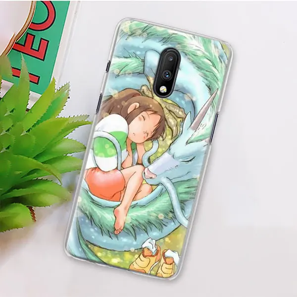 Totoro Унесенные призраками Ghibli Miyazaki чехол для телефона для Oneplus 7 7T Pro 6 5T 6T Твердый чехол для Oneplus 7 7T Pro Чехол - Цвет: 02