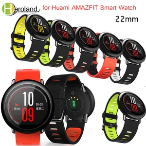 Сменный силиконовый ремешок для часов huami Amazfit Stratos 2 2S 3 Pace  GTR 47 мм, умный Браслет, ремешок на запястье 22 см, Ремешки для наручных часов