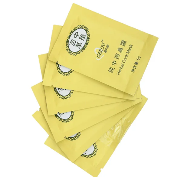 6 шт. летняя травяная Глубокая чистка Носа Маска суживающая поры удаление черных