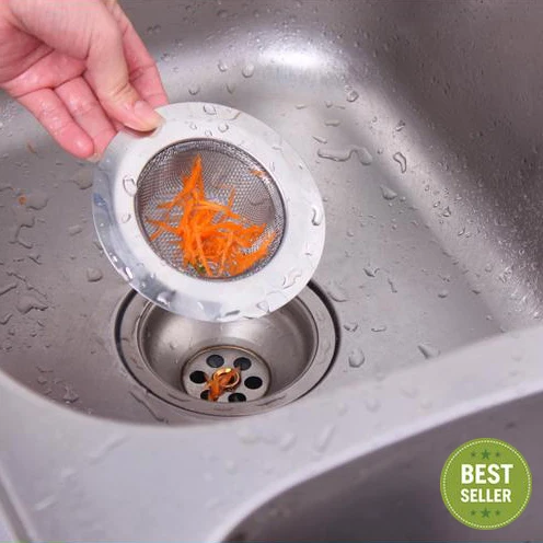 Stainless Steel Mesh Sink Strainer Anti Clogging Sewer Filter Colander Kitchen Supplies Toilet Drain Hair Waste Stopper | Дом и сад