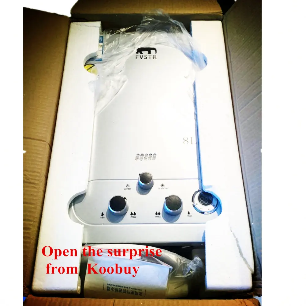 Местный корабль) 24 кВт Пропан Lpg водонагреватель 8л Lpg для термостатического Tankless мгновенная Ванна бойлер душевая головка CE утвержден
