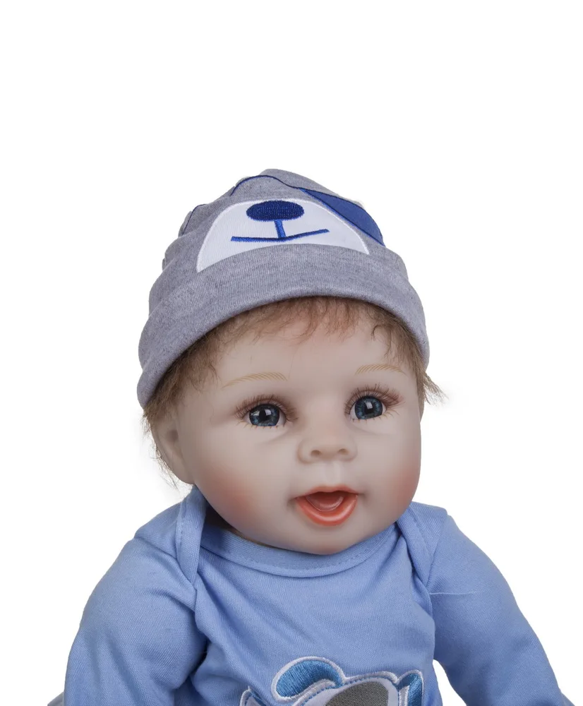 22 &quotПрекрасный новейший силиконовый младенец Reborn 55 см реалистичный Baby Dolls