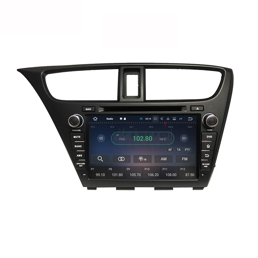 Liislee 2 din Android автомобильный навигатор gps для Honda Civic~ авто радио большой экран стерео Мультимедийный плеер Bluetooth