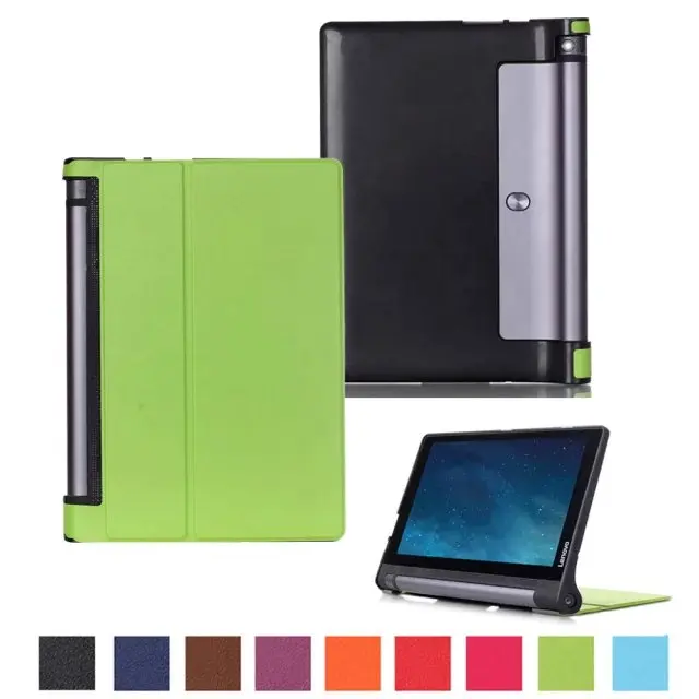 Ультратонкий Магнитный чехол книжка Custer Folio Stand из искусственной кожи для Lenovo YOGA