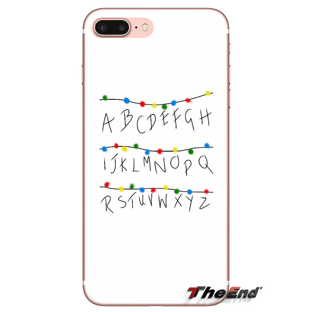 Mobile Phone Cover Stranger Things Alphabet Lights For LG Spirit Motorola Moto X4 E4 E5 G5 G5S G6 Z Z2 Z3 G2 G3 C Play Plus Mini |