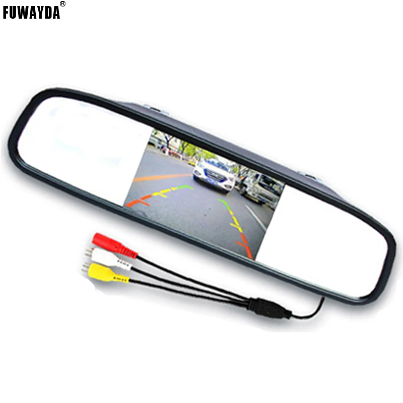 FUWAYDA CCD Car RearView Camera Monitor 4.3 Inch TFT LCD Parking for KIA FORTE /Hyundai Verna Solaris Sedan | Автомобили и