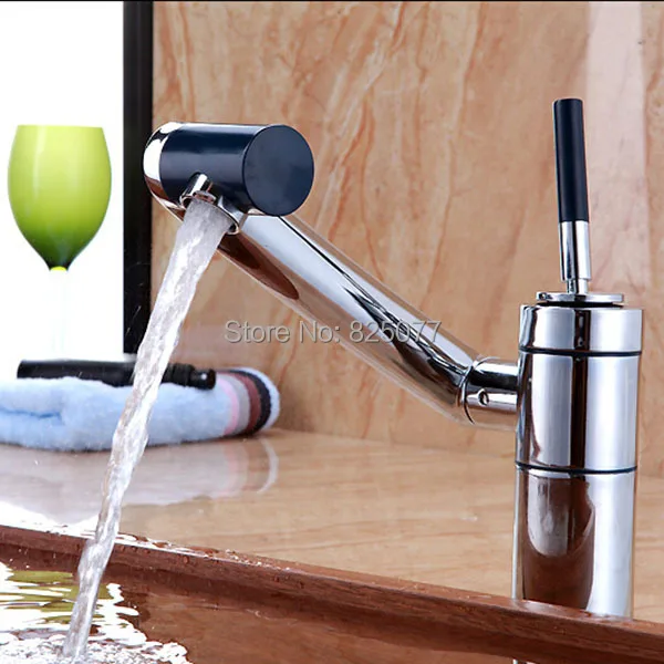 Бесплатная доставка роскошный смеситель для ванной комнаты из твердой латуни с