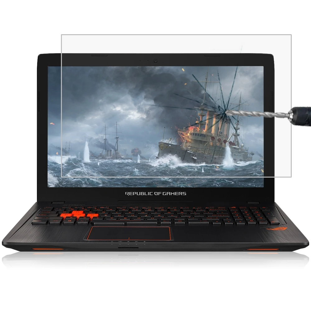Экран ноутбука HD защитная пленка из закаленного стекла для ASUS ROG GL553VD 15 6 дюйма |