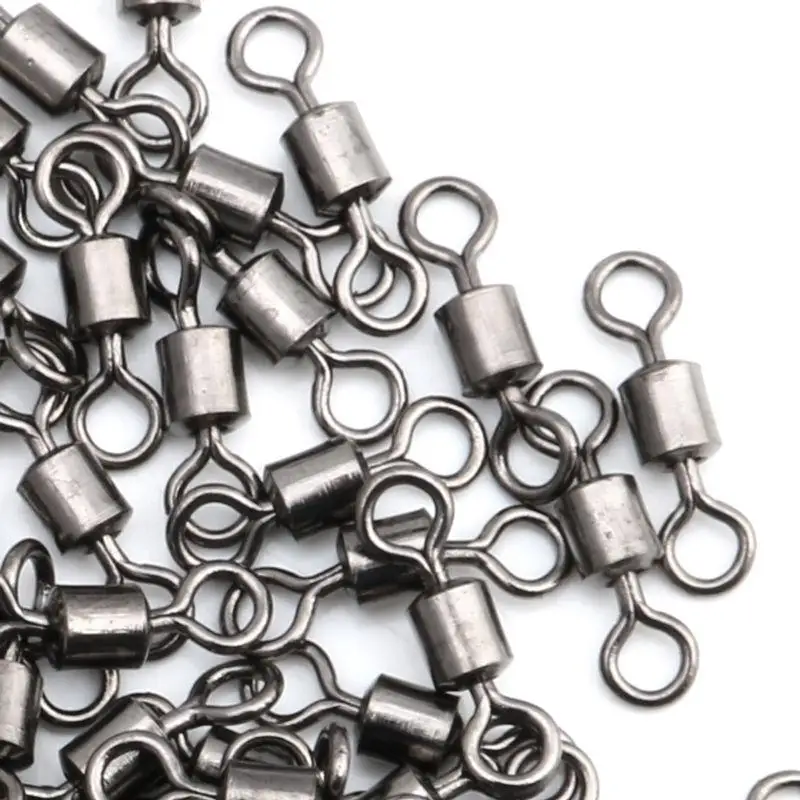 100 шт. шариковый подшипник шарнирное твердое кольцо рыболовная леска соединитель