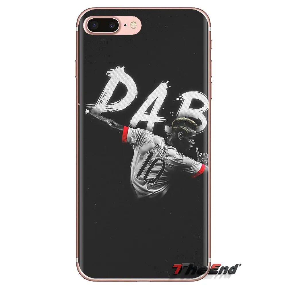 Soft Transparent Shell Covers For Xiaomi Redmi 4A S2 Note 3 3S 4 4X 5 Plus 6 7 6A Pro Pocophone F1 Paul Pogba |