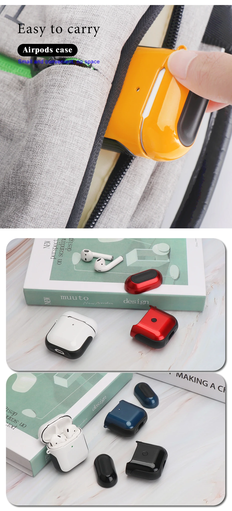 IKSNAIL для Airpods чехол с беспроводной Bluetooth чехол для наушников для Apple Air Pods чехол для наушников чехол для Airpods 2
