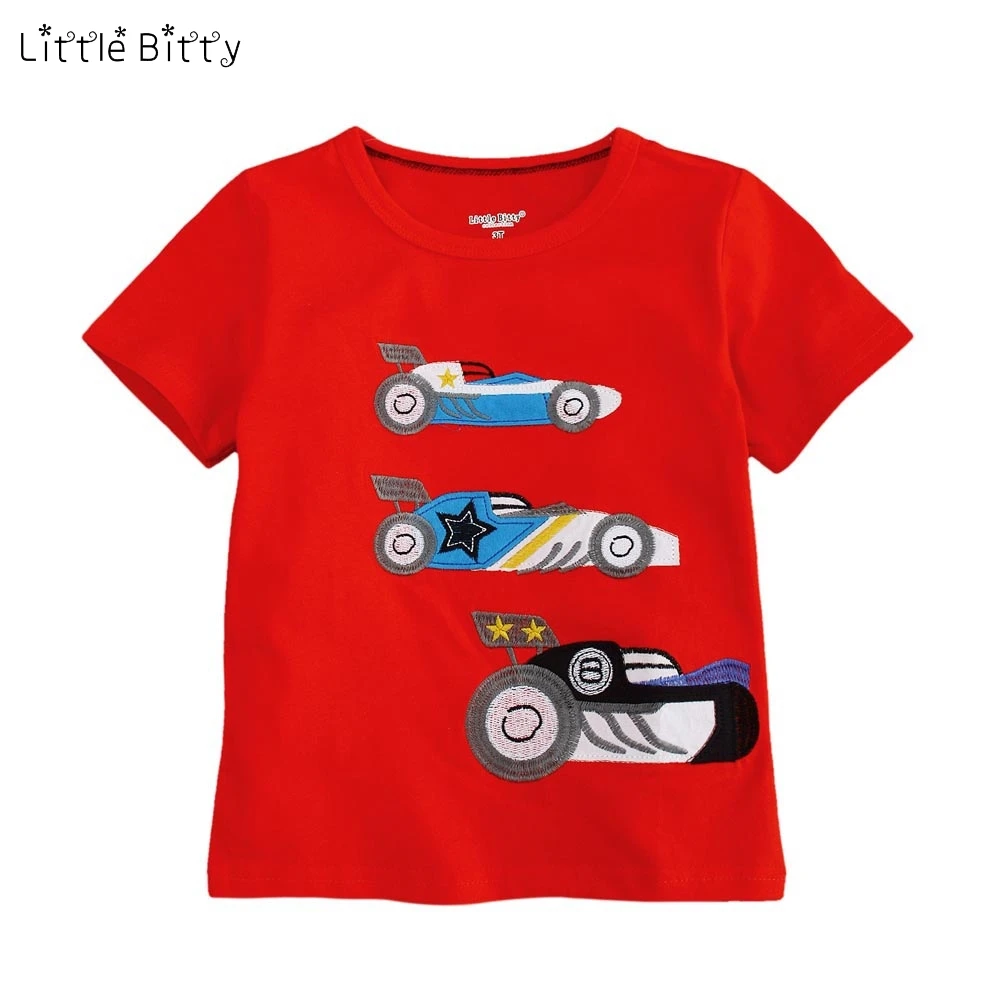 Футболка для девочек Little Bitty 2019 одежда хлопковая футболка с коротким рукавом и