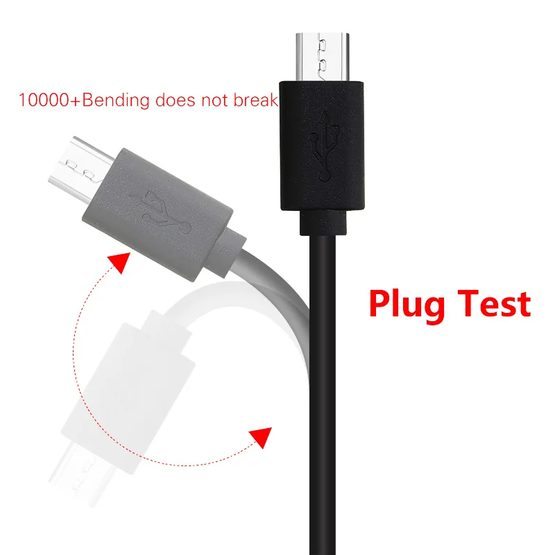 10 шт./лот, Micro USB, 0,3 м, 1 м, 1,5 м, зарядное устройство, Кабель-адаптер для синхронизации данных для samsung, Xiaomi, htc, LG, sony, Android Phone