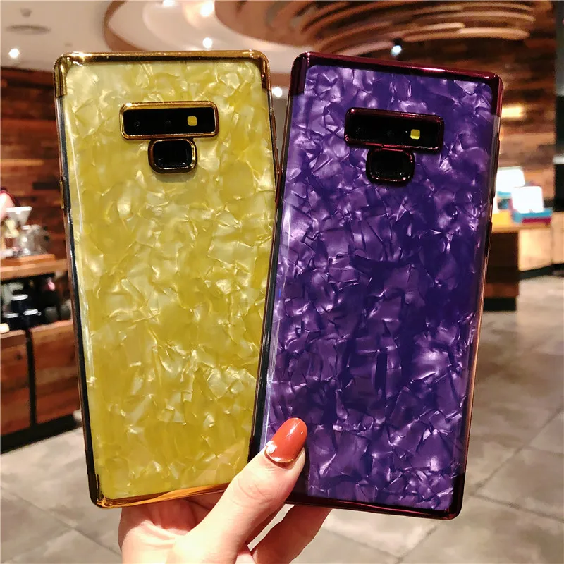 Luxury Glitter 2 in 1 TPU Marble Pattern Case For Samsung Galaxy Note 9 A5 A6 A7 A8 J4 J6 J8 2018 S10 Lite S9 S8 Plus S7 Cover |