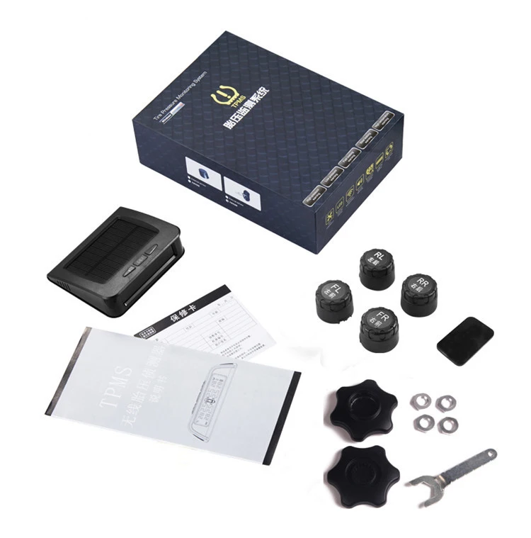 Умная Автомобильная TPMS система контроля давления в шинах мониторинга солнечного