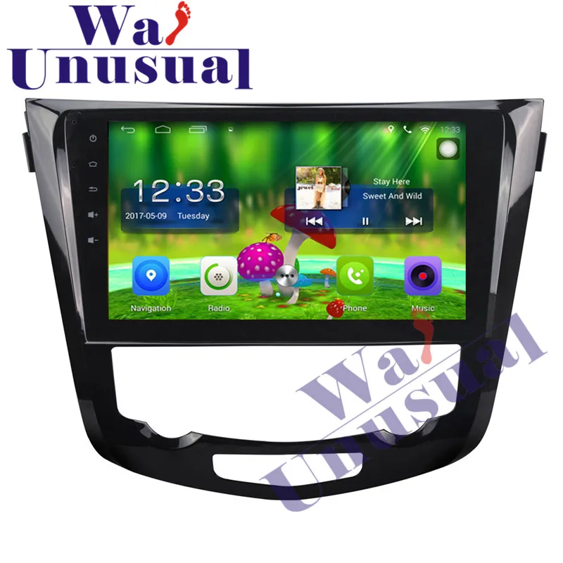 

10.1" Quad Core 16G Android 6.0 Car Radio Player For Nissan X-Trail 2014 2015 GPS Navigation with WIFI BT 3G 1024*600 Free Maps