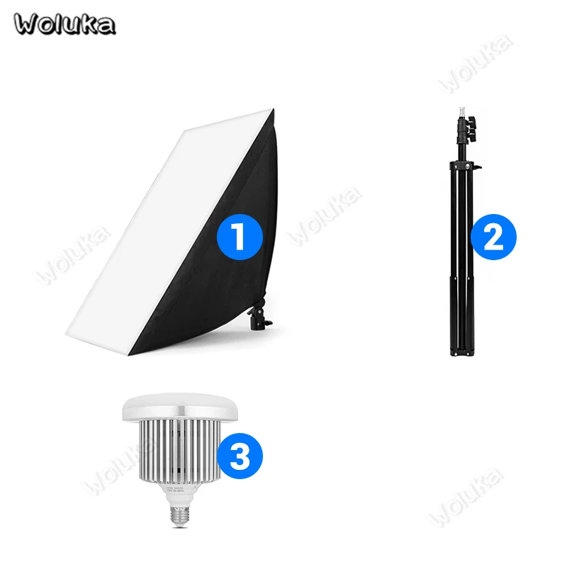 Одиночная лампа на голову 105 Вт светодиодная набор для фотосъемки в софтбоксе