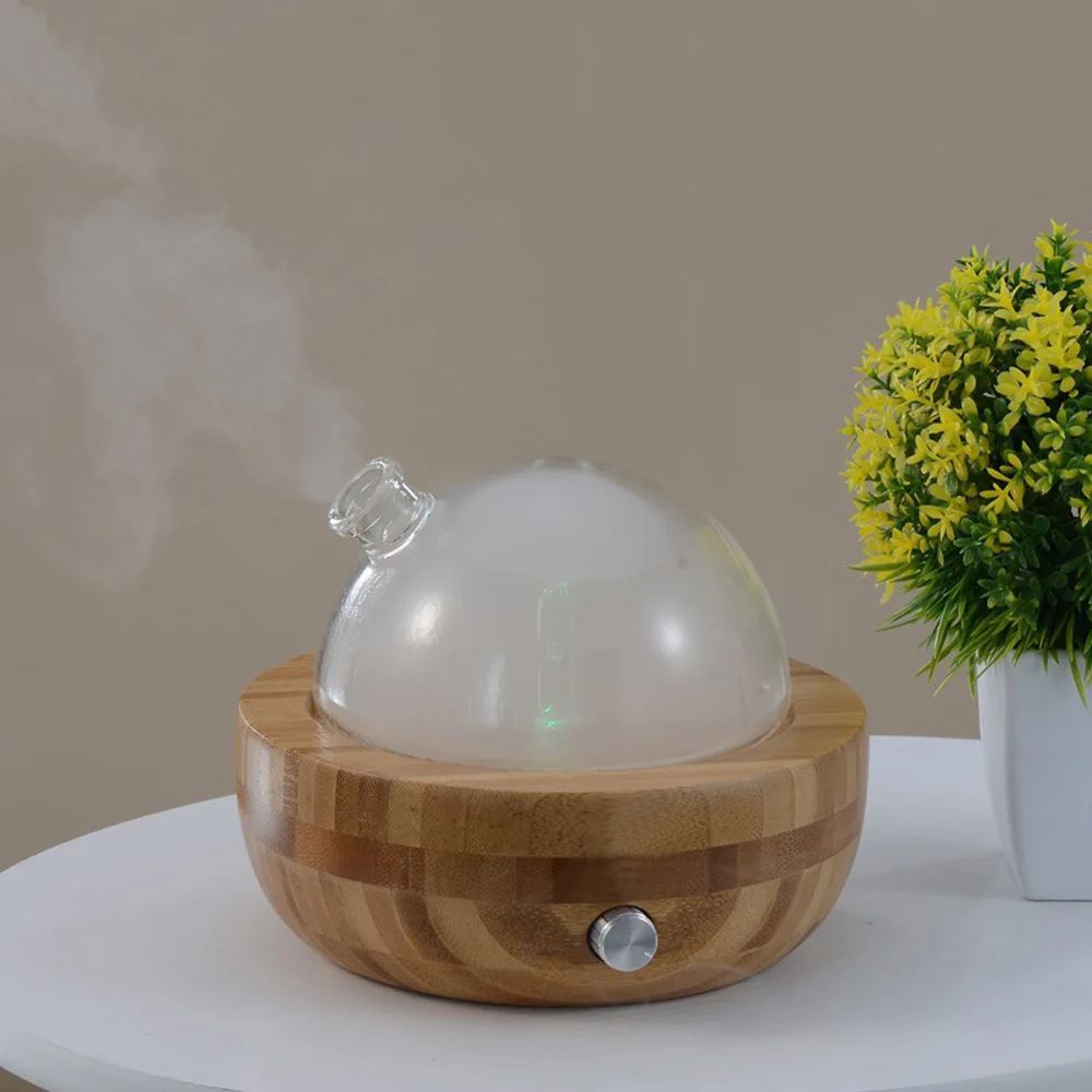 Деревянный и стекло Nebulizing чистый эфирные масла Арома диффузор с цвета
