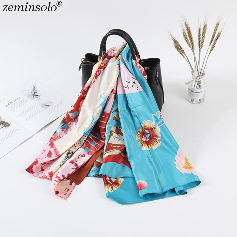 130*130cm Luxury Brand Silk Scarf Women Heart Print Square Scarves Bandana Shawls Large Foulard Femme Twill Wrap |