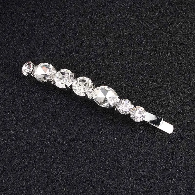 HS-J3052-Silver Miallo, модные стразы, головной убор, свадебные аксессуары для волос, Австрийские хрустальные шпильки для волос, женские заколки для волос, ювелирные изделия - Окраска металла: HS-J3052-Silver