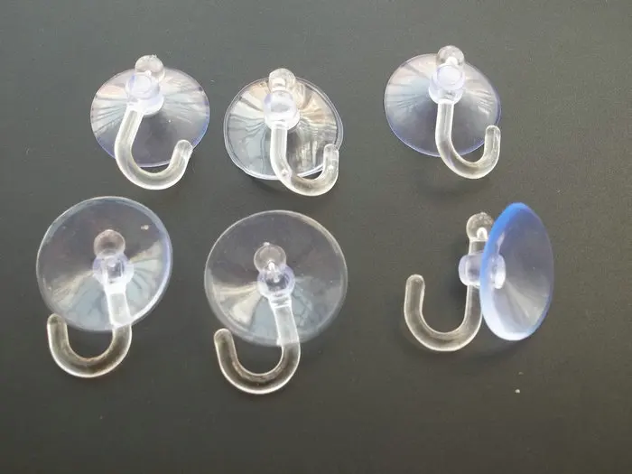 500 шт./лот прозрачная пластиковая присоска стеклянная прокладка Диаметр 2 5 см и 3