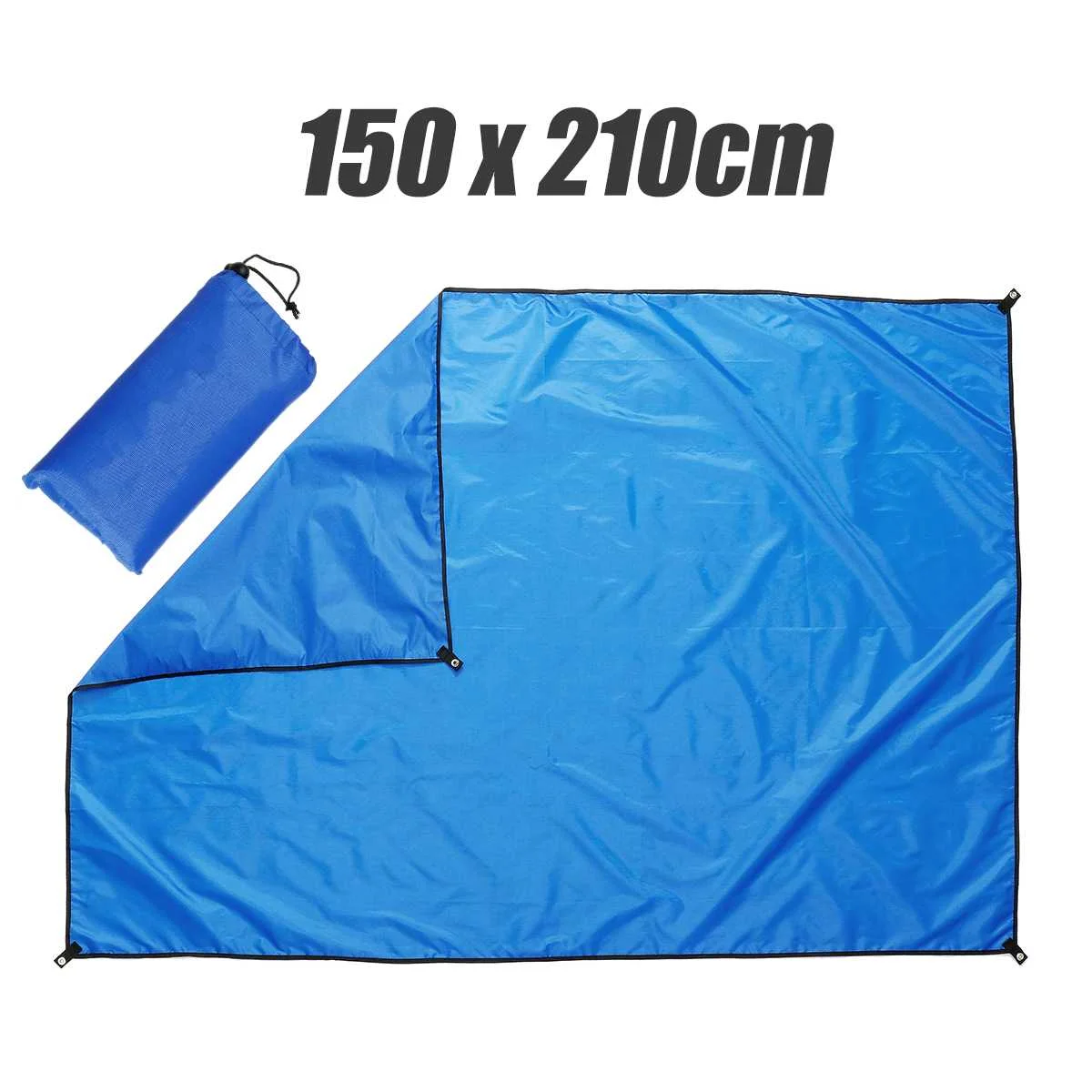 1.5x2.1m Royal Blue PU3000 влагостойкий коврик/тент пляжное укрытие от солнца брезент водонепроницаемый тентовая тень ультралегкий УФ Сад тент навес солнцезащитный тент открытый - Цвет: 1.5x2.1m Royal Blue