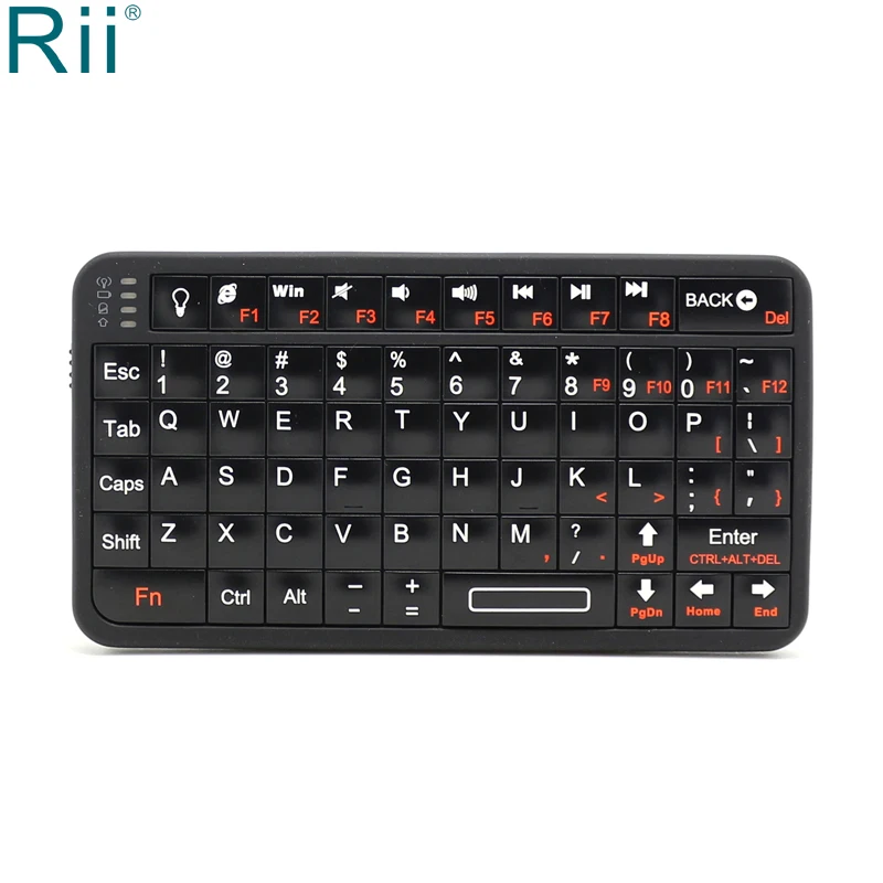 Мини Bluetooth беспроводная клавиатура Rii i5BT(518) Air Mouse для ТВ приставки Android/мини